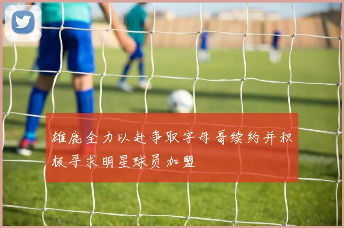 雄鹿全力以赴争取字母哥续约并积极寻求明星球员加盟